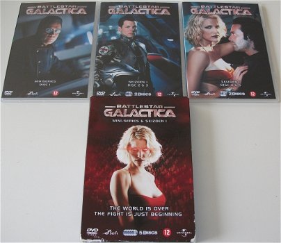 Dvd *** BATTLESTAR GALACTICA *** 5-DVD Boxset Seizoen 1 - 3