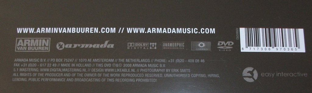 Dvd *** ARMIN VAN BUUREN *** Armin Only: Imagine - 2