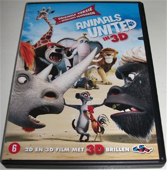 Dvd *** ANIMALS UNITED *** 2D en 3D Film - 0