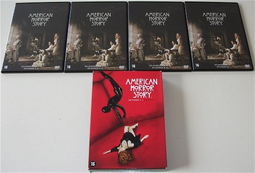 Dvd *** AMERICAN HORROR STORY *** 4-DVD Boxset Seizoen 1 - 4