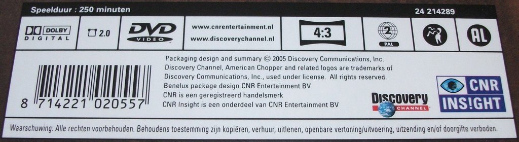 Dvd *** AMERICAN CHOPPER *** 2-DVD Boxset Seizoen 1: Box 1 - 2