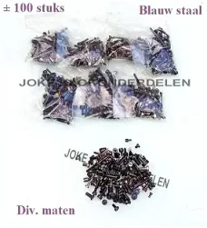 = ± 100 Boutjes uit div. uurwerken = div. maten =47017