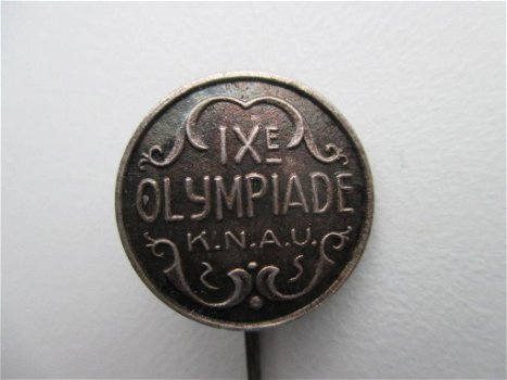 Amsterdam Olympic Games 1928, .zilver speldje, K.N.A.U. - 0