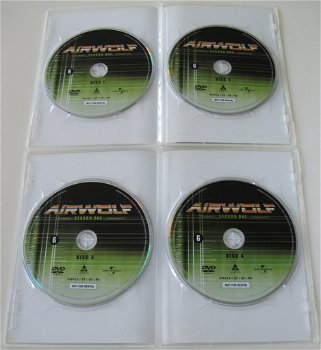 Dvd *** AIRWOLF *** 4-DVD Boxset Seizoen 1 - 5