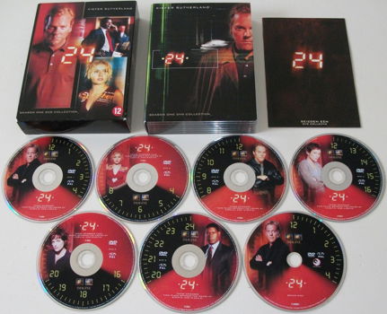 Dvd *** 24 *** 7-DVD Boxset Seizoen 1 - 3