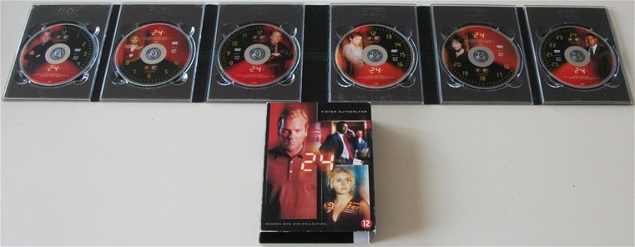Dvd *** 24 *** 6-DVD Boxset Seizoen 1 - 3