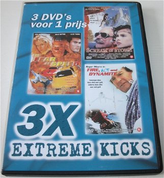 Dvd *** 3X EXTREME KICKS *** 3-Filmpack Deel 4 - 0