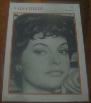 Plaatje Nadja Tiller - 0