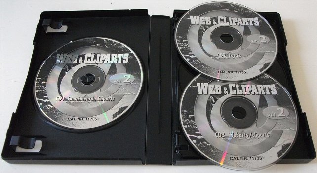 PC CD-Rom *** WEB & CLIPARTS *** 3-Disc Collection Pack - 3