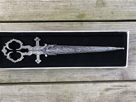 Prachtige schaar-scissor dagger-renaissance schaar-kado - 1