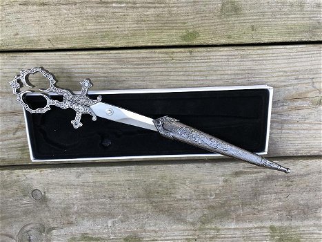 Prachtige schaar-scissor dagger-renaissance schaar-kado - 4