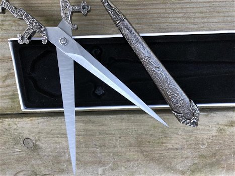 Prachtige schaar-scissor dagger-renaissance schaar-kado - 6