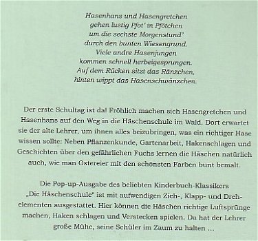 DIE HÄSCHENSCHULE - Albert Sixtus (pop-up-boek) - 1