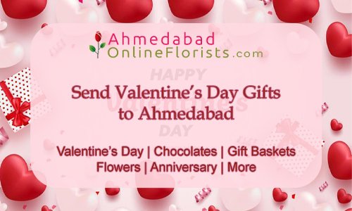 Send Valentine's Day gifts to Ahmedabad with online delivery - 0
