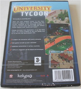 PC Game *** UNIVERSITY TYCOON *** *NIEUW* - 1