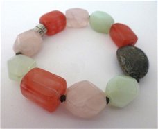 Halfedelstenen armband