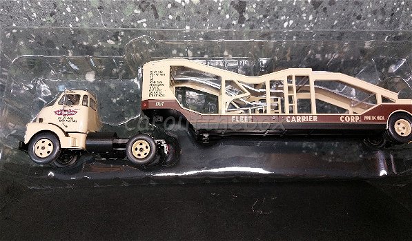 GMC auto transporter bruin 1/43 Atlas / Ixo - 0