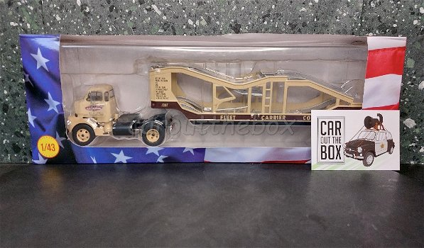 GMC auto transporter bruin 1/43 Atlas / Ixo - 2