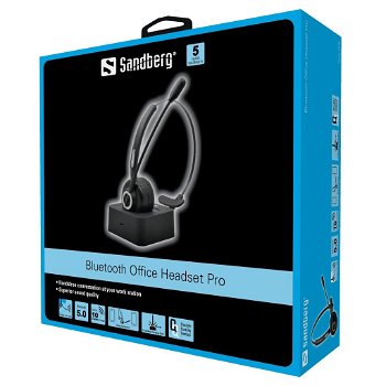 Bluetooth Office Headset Pro geschikt voor alle merken smarthphones - 4