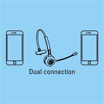 Bluetooth Office Headset Pro geschikt voor alle merken smarthphones - 6