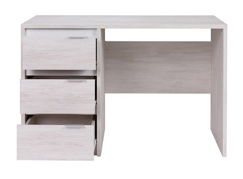 NIEUW Bureau Denver 120 cm breed Incl. laden | Wit of Monastery eiken | MONTAGE MOGELIJK - 3