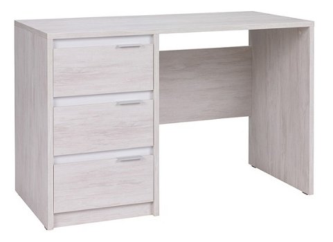 NIEUW Bureau Denver 120 cm breed Incl. laden | Wit of Monastery eiken | MONTAGE MOGELIJK - 5