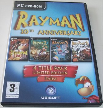 PC Game *** RAYMAN *** 5-Disc Limited Edition 4 Title Pack - 0