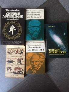Boeken geschiedenis, astrologie, sterren, mythen