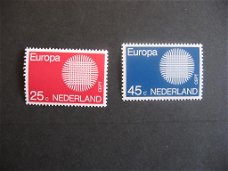 Nederland: 1970 nr 971-972 Europa zegels (postfris)
