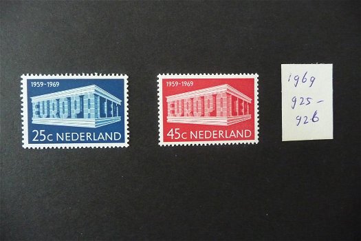 Nederland: 1969 nr 925-926 Europa (postfris) - 0