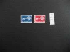 Nederland: 1968 nr 906-907 Europa (postfris)