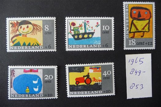 Nederland: 1965 nr 849-853 Kinderzegels (postfris) - 0