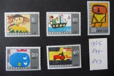 Nederland: 1965 nr 849-853 Kinderzegels (postfris)