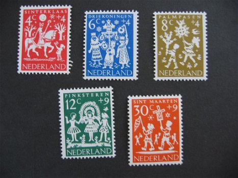 Nederland: 1961 nr 759-763 Kinderzegels (postfris) - 0
