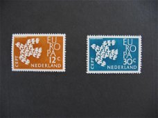 Nederland: 1961 nr 757-758 Europa zegels (postfris)