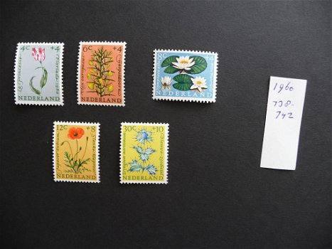 Nederland: 1960 nr 738-742 Zomerzegels (postfris) - 0