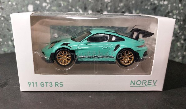 Porsche 911 GT3 RS groen 1/43 Norev - 3