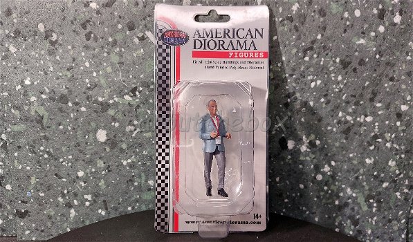 Diorama figuur On-Air SET 4 figuren 1:24 Amer. diorama AD446set - 3