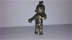 Tinnen meisjes figuur met mok - 1 - Thumbnail