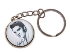 Elvis Presley sleutelhanger(bronskleurig)
