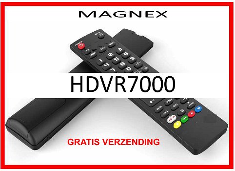 Vervangende afstandsbediening voor de HDVR7000 van MAGNEX. - 0