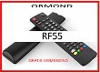 Vervangende afstandsbediening voor de RF55 van ORMOND. - 0 - Thumbnail