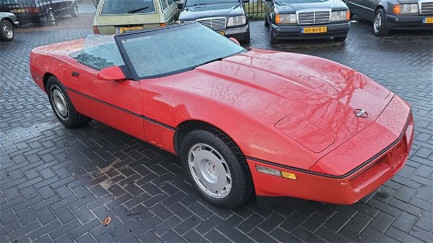 chevrolet corvette 5.7 v8 281pk 4 + 3 bak cabriolet bj1986 - 0