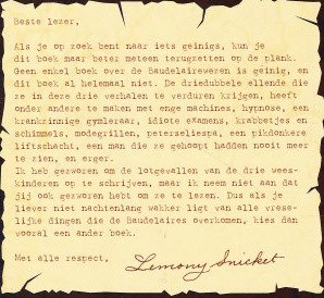 MEER ELLENDIGE AVONTUREN - Lemony Snicket - 1