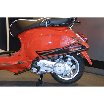 Zijscherm Valbeugel Set Vespa Sprint Pirmavera Mat Zwart NIEUW - 0