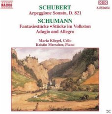 Maria Kliegel & Kristin Merscher - Schubert: Arpeggione Sonata / Schumann: Fantasy Pieces (CD) Nieuw