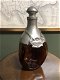 Antieke Tin bekleed Cognac flesje met label - 1 - Thumbnail