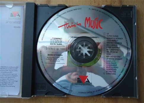 Te koop de originele verzamel-CD This Is Music van EVA. - 6