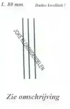 = Tamponstaal = 3 stuks =417022