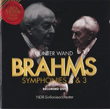 Günter Wand – Brahms , NDR-Sinfonieorchester – Symphony 2 & 3 (CD) Nieuw